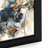 Luxury Floral Living Room Wall Art – Modern Canvas & Framed Print