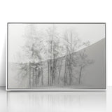 Framed abstract floral artwork in vibrant colors, featuring a modern design with intricate patterns, displayed against a white backdrop, perfect for home decor.