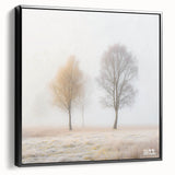 Framed abstract landscape canvas art in black, showcasing a modern design with textured layers, perfect for contemporary home decor.