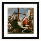 Baroque Religious Art - The Raising of the Cross Wall Art Print