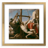 Baroque Religious Art - The Raising of the Cross Wall Art Print