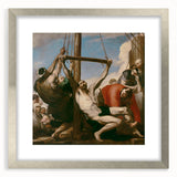 Baroque Religious Art - The Raising of the Cross Wall Art Print