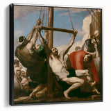 Baroque Religious Art - The Raising of the Cross Wall Art Print
