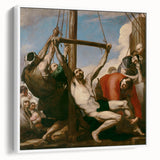 Baroque Religious Art - The Raising of the Cross Wall Art Print