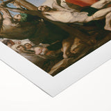 Baroque Religious Art - The Raising of the Cross Wall Art Print