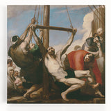 Baroque Religious Art - The Raising of the Cross Wall Art Print