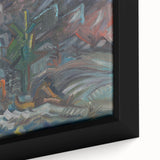 Expressionist Art - Resting Farmers by Arnold Peter Weisz-Kubínčan