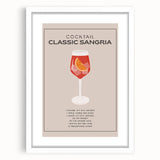 Abstract art print featuring swirling patterns in muted beige and cream tones, framed with a white mat.