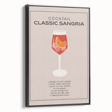 Black and white vintage poster art of a landscape on a framed canvas, ideal for bedroom wall decor.