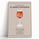 Large black and white stretched canvas featuring assorted kitchen utensils, ideal for kitchen wall art.