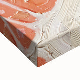 Large art featuring a black and white landscape painting of fruits on stretched canvas, ideal for bedroom wall decor.