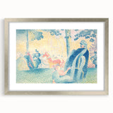 Impressionist Park Scene - In the Park by Henri Edmond Cross Print