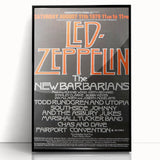 Led Zeppelin Knebworth 1979 Poster | Retro Music Wall Art
