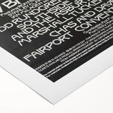 Led Zeppelin Knebworth 1979 Poster | Retro Music Wall Art