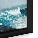 Realism Art Print - Northeaster by Winslow Homer, Ocean Waves Scene