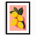 Funny Lemon Girls Room Wall Art – Kids Room Art Print