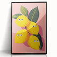 Funny Lemon Girls Room Wall Art – Kids Room Art Print