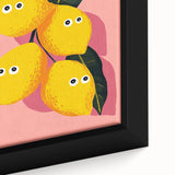 Funny Lemon Girls Room Wall Art – Kids Room Art Print