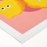 Funny Lemon Girls Room Wall Art – Kids Room Art Print