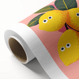 Funny Lemon Girls Room Wall Art – Kids Room Art Print