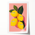 Funny Lemon Girls Room Wall Art – Kids Room Art Print
