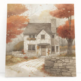 Large black and white abstract design on stretched canvas, depicting swirling patterns, ideal for kitchen wall art.