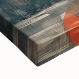 Majestic Red Sun - Contemporary Dining Room Wall Art