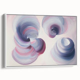 Serene Swirl Abstract Wall Art – Modern Canvas & Framed Print