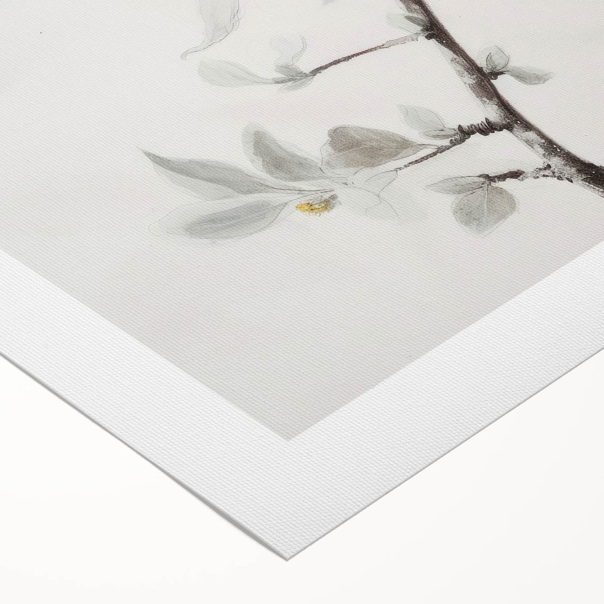Abstract floral art on rolled canvas, showcasing vibrant colors and intricate patterns, ideal for modern home decor. Packaged securely in a cardboard tube for safe delivery.
