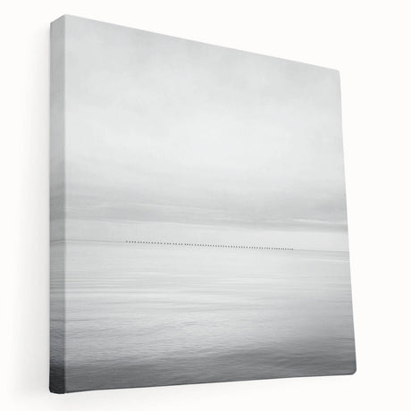 Abstract landscape canvas art showcasing vibrant colors and fluid shapes in a side view perspective, ideal for modern home decor and artistic enhancement.