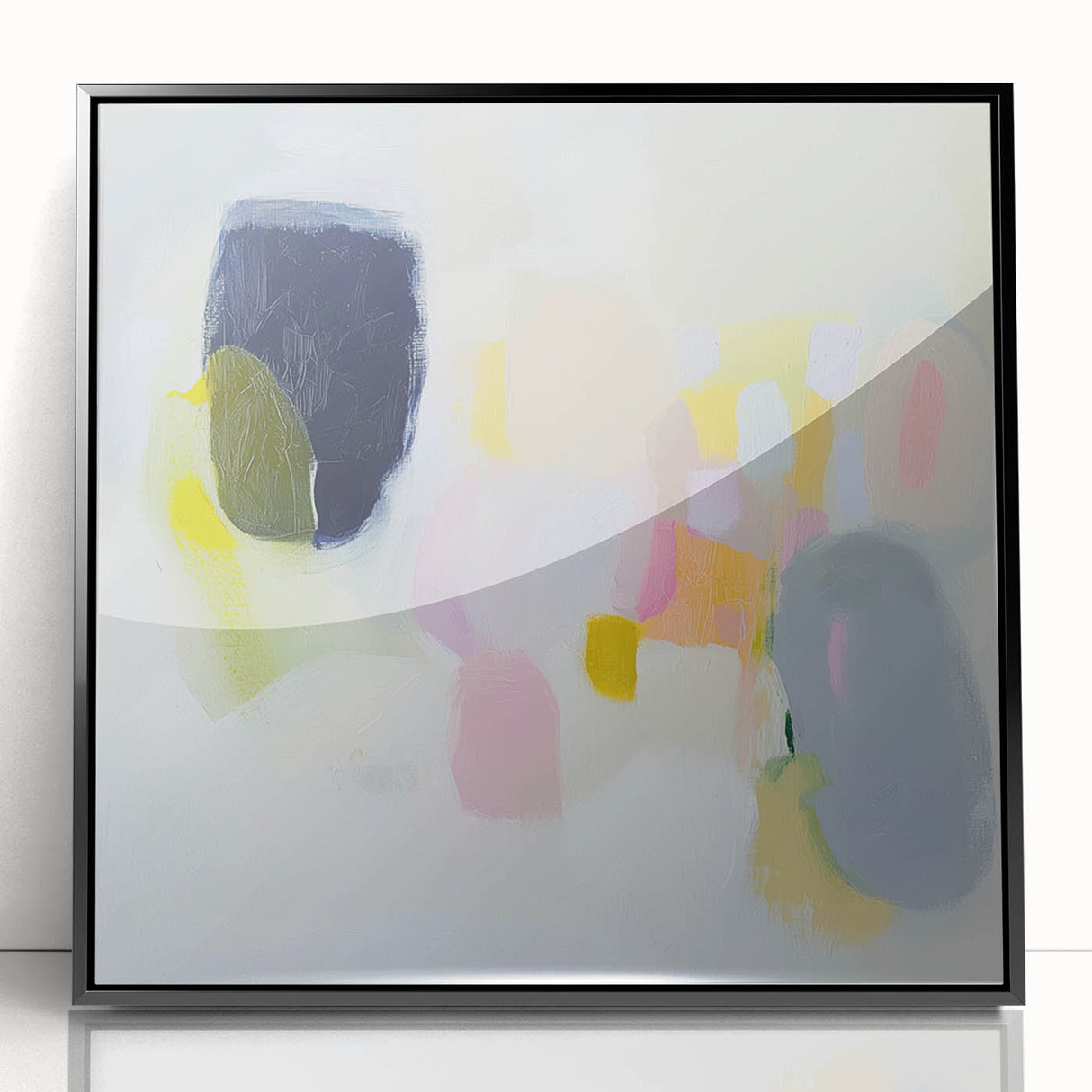 Abstract Art Prints – Colorful Pastel Modern Wall Decor Canvas