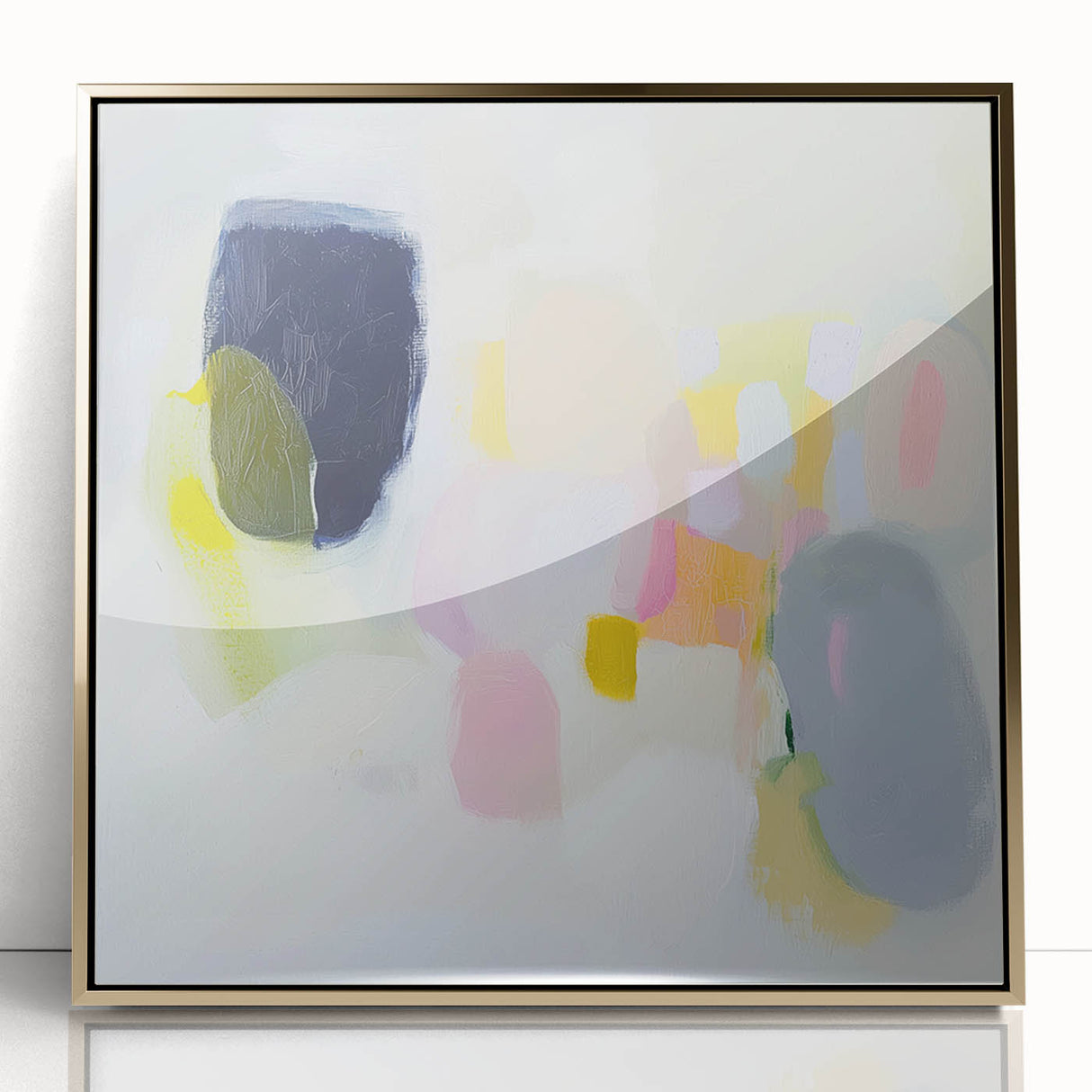 Abstract Art Prints – Colorful Pastel Modern Wall Decor Canvas