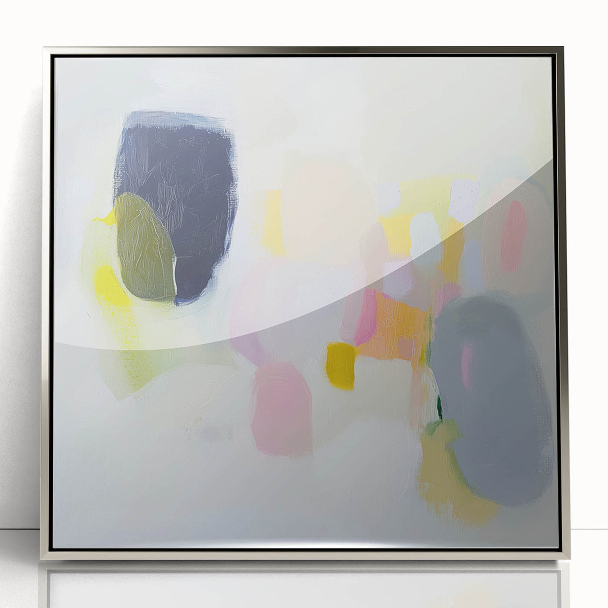 Abstract Art Prints – Colorful Pastel Modern Wall Decor Canvas