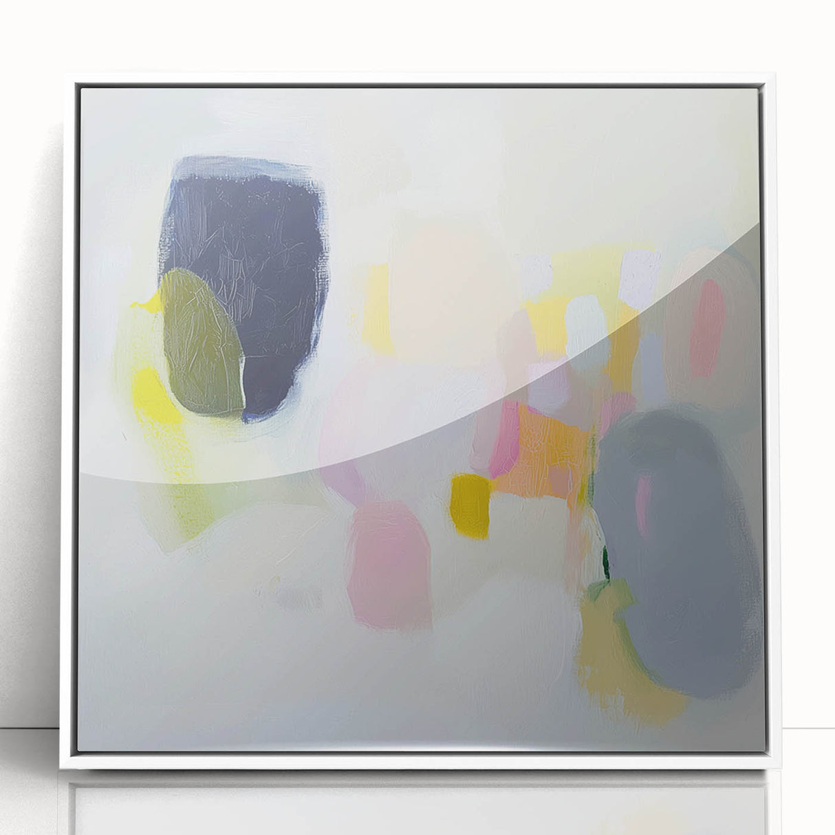 Abstract Art Prints – Colorful Pastel Modern Wall Decor Canvas