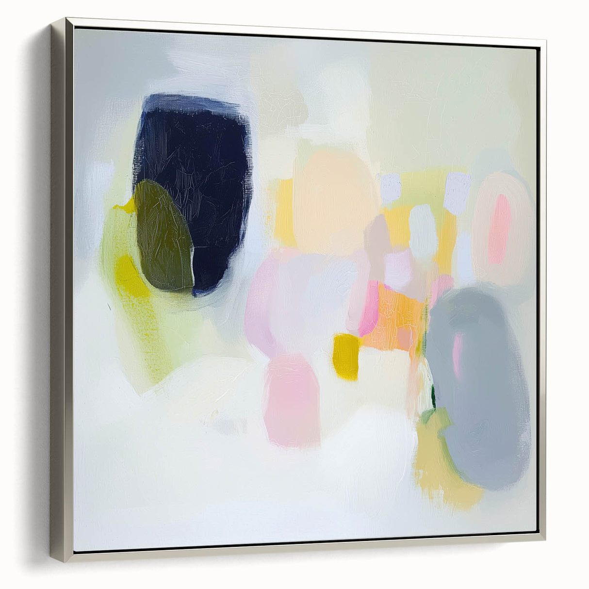 Abstract Art Prints – Colorful Pastel Modern Wall Decor Canvas