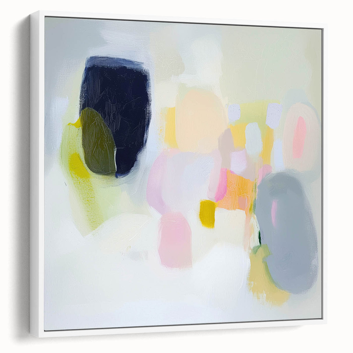 Abstract Art Prints – Colorful Pastel Modern Wall Decor Canvas