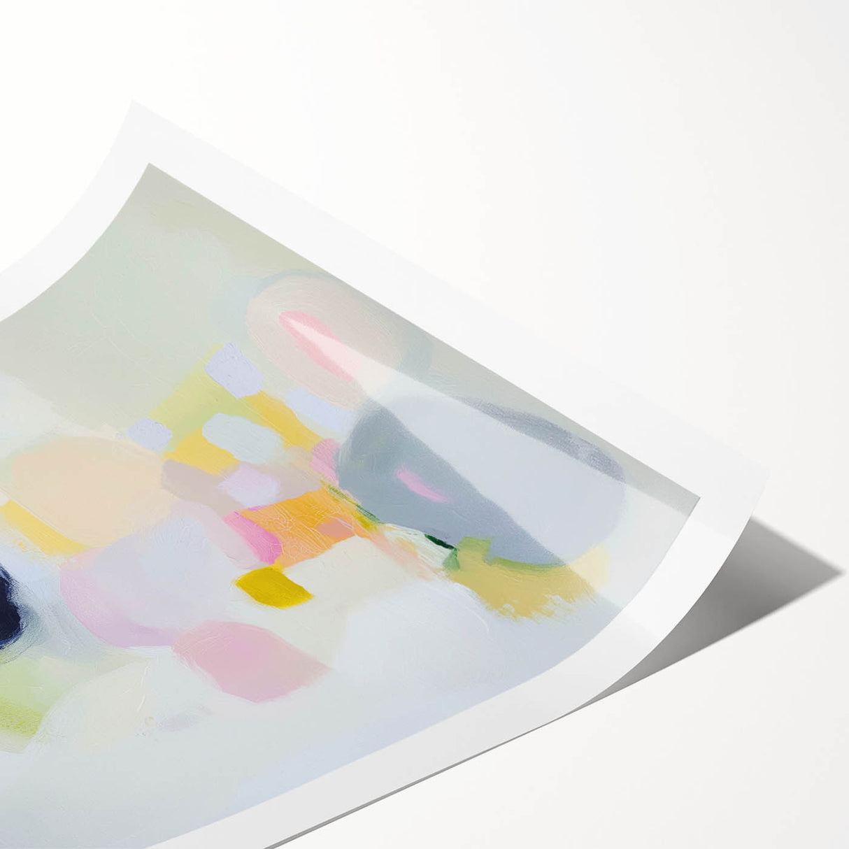 Abstract Art Prints – Colorful Pastel Modern Wall Decor Canvas