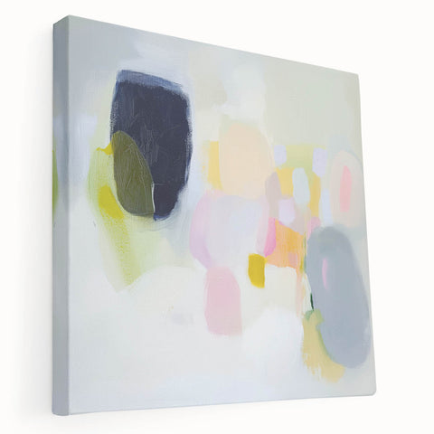 Abstract Art Prints – Colorful Pastel Modern Wall Decor Canvas
