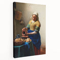 Baroque Kitchen Scene Wall Art - The Milkmaid in Warm Tones