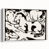 Expressionist Art - Resting Horses by Franz Marc