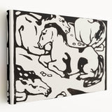 Expressionist Art - Resting Horses by Franz Marc