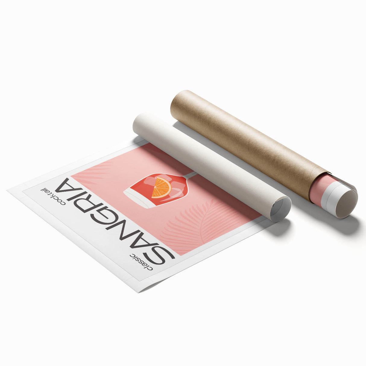 Extra large rolled print featuring a vibrant floral design in bold colors.