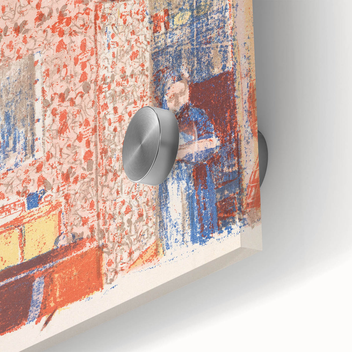 Impressionist Interior Wall Art - Vuillard’s Pink Wallpaper Scene Print