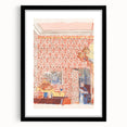 Impressionist Interior Wall Art - Vuillard’s Pink Wallpaper Scene Print