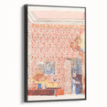 Impressionist Interior Wall Art - Vuillard’s Pink Wallpaper Scene Print