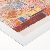 Impressionist Interior Wall Art - Vuillard’s Pink Wallpaper Scene Print