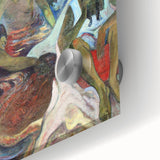 Tahitian Fisherwomen - Vibrant Modern Wall Art with Cultural Essence