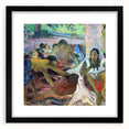 Tahitian Fisherwomen - Vibrant Modern Wall Art with Cultural Essence