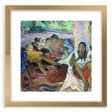 Tahitian Fisherwomen - Vibrant Modern Wall Art with Cultural Essence