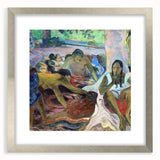 Tahitian Fisherwomen - Vibrant Modern Wall Art with Cultural Essence